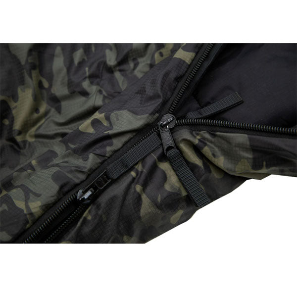 Kunstfaserschlafsack TROPEN, Grösse L, Multicam Black