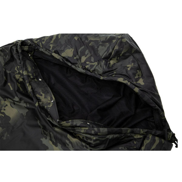 Kunstfaserschlafsack TROPEN, Grösse L, Multicam Black