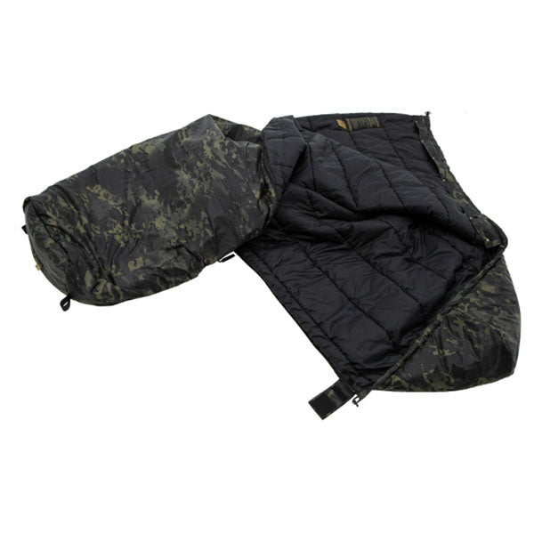 Kunstfaserschlafsack TROPEN, Grösse L, Multicam Black