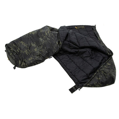 Kunstfaserschlafsack TROPEN, Grösse L, Multicam Black