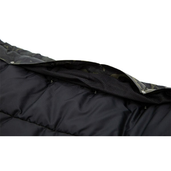 Kunstfaserschlafsack TROPEN, Grösse M, Multicam Black
