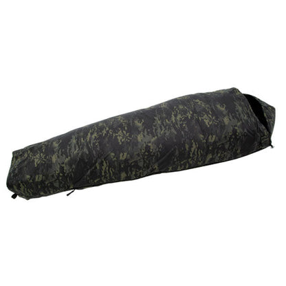 Kunstfaserschlafsack TROPEN, Grösse M, Multicam Black