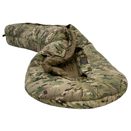 Kunstfaserschlafsack DEFENCE 4, Grösse L, Reissverschluss mittig
