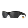 Sonnenbrille WX VALOR 2.5, Three Lens Kit, grau/klar/helles orange, matt schwarz