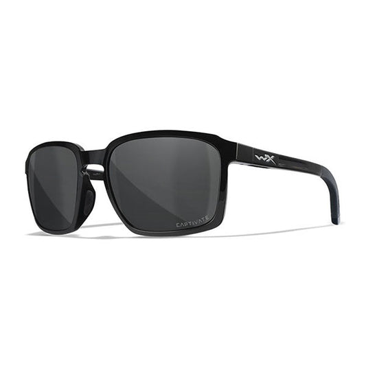 Sonnenbrille WX ALFA CAPTIVATE™, Black, polarisiert grau