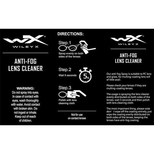 Anti Fog Lens Cleaner