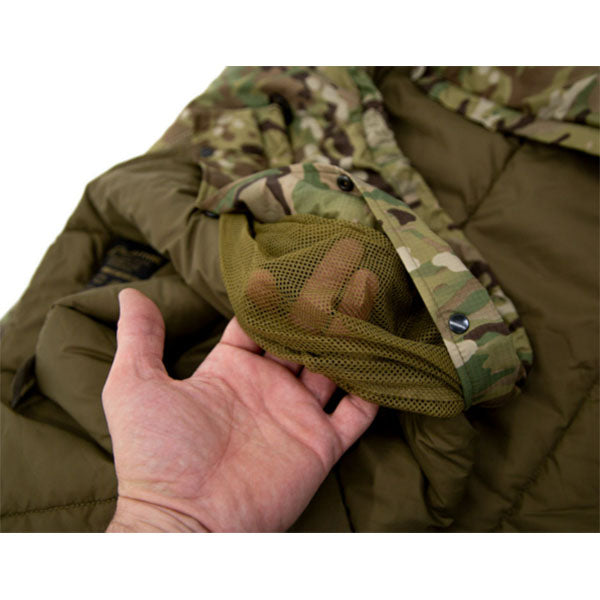 Kunstfaserschlafsack TROPEN, Grösse L, Multicam