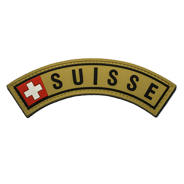 Klettabzeichen SUISSE Armee-Nationalitätenabzeichen PVC
