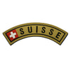 Klettabzeichen SUISSE Armee-Nationalitätenabzeichen PVC