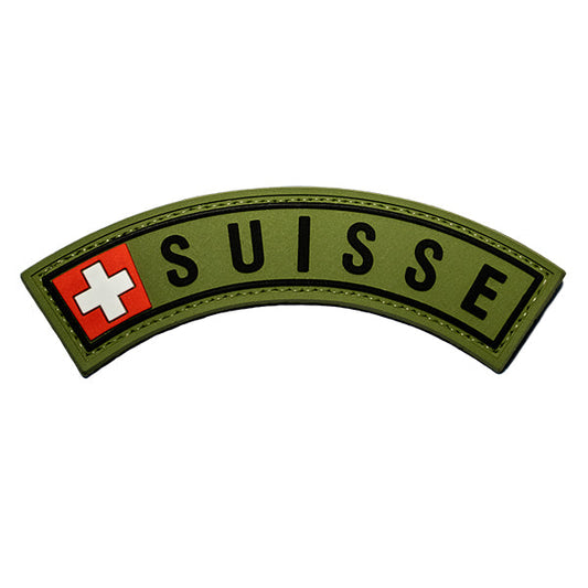Klettabzeichen SUISSE Armee-Nationalitätenabzeichen PVC