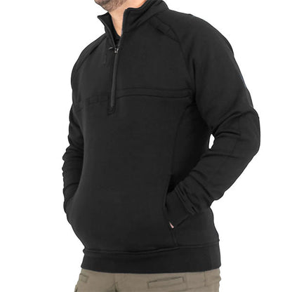Sweater Men's COTTON JOB SHIRT QUARTER ZIP