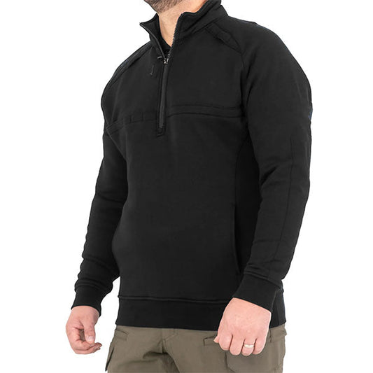 Sweater Men's COTTON JOB SHIRT QUARTER ZIP