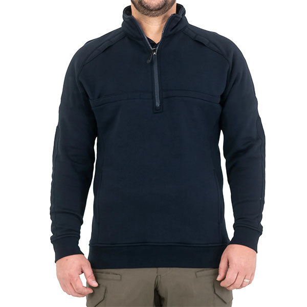 Sweater Men's COTTON JOB SHIRT QUARTER ZIP