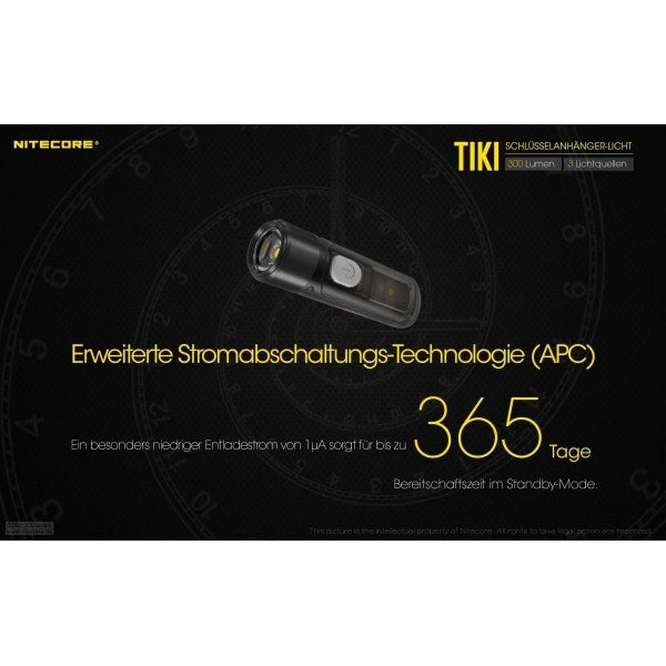 LED-TASCHENLAMPE TIKI LE, 300 Lumen (inkl. Akku), black