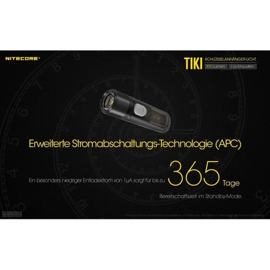 LED-TASCHENLAMPE TIKI LE, 300 Lumen (inkl. Akku), black