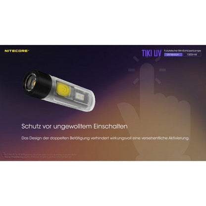 LED-TASCHENLAMPE TIKI UV, 1'000mW (inkl. Akku)