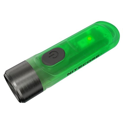 LED-TASCHENLAMPE TIKI GITD grün, 300 Lumen (inkl. Akku)