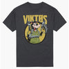 T-Shirt HUFF & PUFF TEE, charcoal heather
