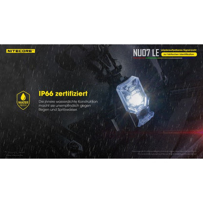 Taktische LED-SIGNALLAMPE NU07LE - 15 Lumen (inkl. Akku)