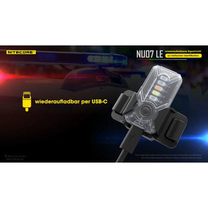 Taktische LED-SIGNALLAMPE NU07LE - 15 Lumen (inkl. Akku)