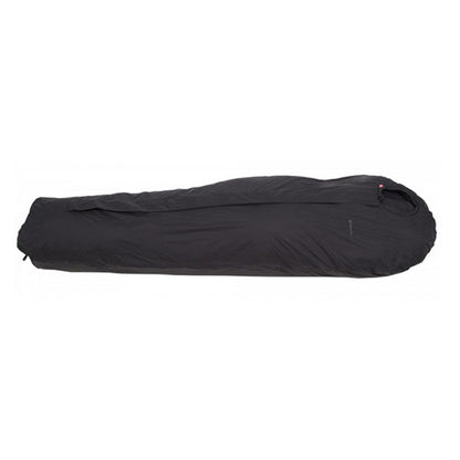Kunstfaserschlafsack XP TOP, Grösse L, Reissverschluss Mitte, Black
