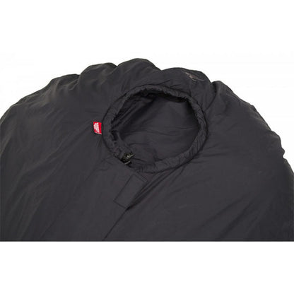 Kunstfaserschlafsack XP TOP, Grösse L, Reissverschluss Mitte, Black