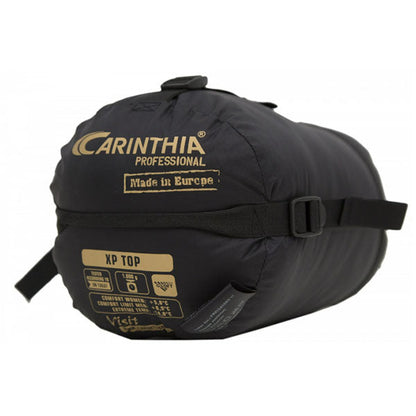 Kunstfaserschlafsack XP TOP, Grösse L, Reissverschluss Mitte, Black