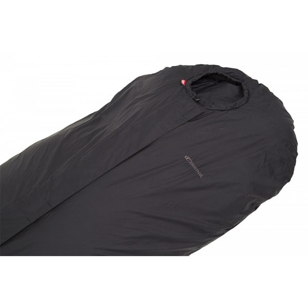 Kunstfaserschlafsack XP TOP, Grösse L, Reissverschluss Mitte, Black