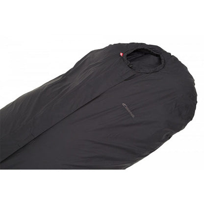 Kunstfaserschlafsack XP TOP, Grösse L, Reissverschluss Mitte, Black