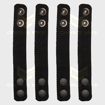 CHARLIE MIKE Gürtelhalter BELTKEEPER, 4-er-Set, schwarz 4-er Set
