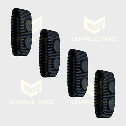 CHARLIE MIKE Gürtelhalter BELTKEEPER, 4-er-Set, schwarz 4-er Set