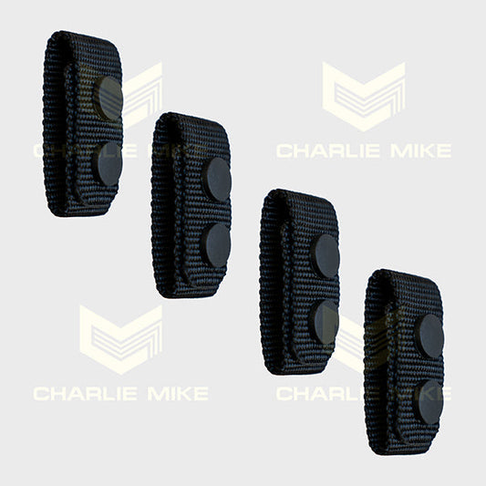 CHARLIE MIKE Gürtelhalter BELTKEEPER, 4-er-Set, schwarz 4-er Set