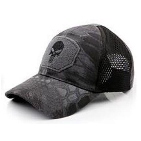Baseball-Kappe TAC BASE CAP MESH PUNISHER, Ripstop, Velcro, One size