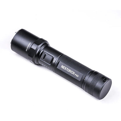 Taktische LED-Taschenlampe P80, 2'100 Lumen (inkl. Akku)