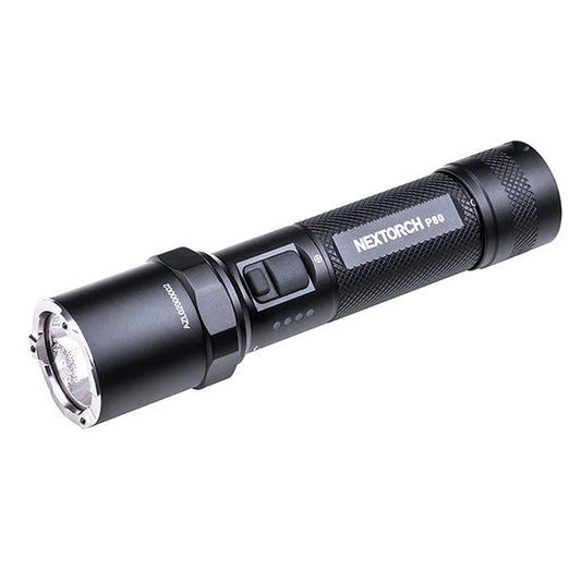 Taktische LED-Taschenlampe P80, 2'100 Lumen (inkl. Akku)