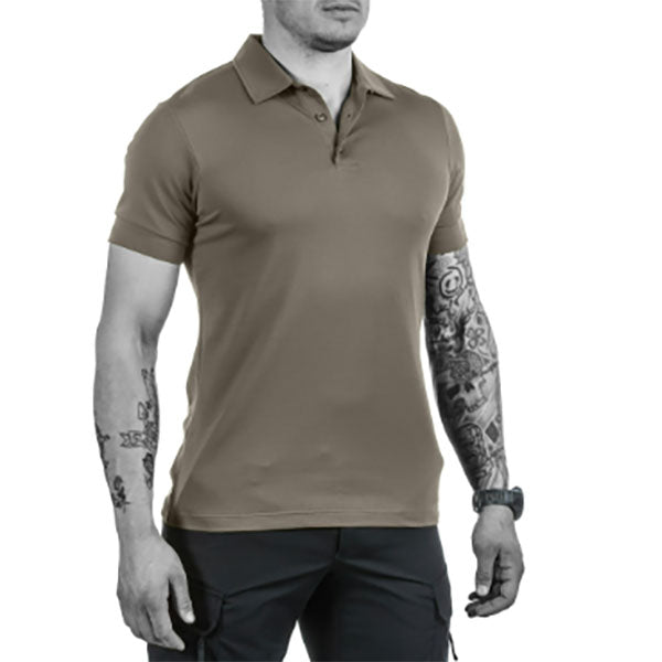 Polo Shirt URBAN, Brown-Grey