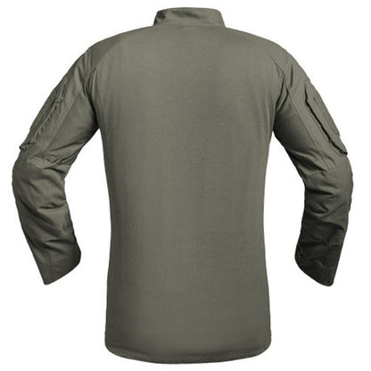 Langarm Shirt UBAS FIGHTER V2, olive