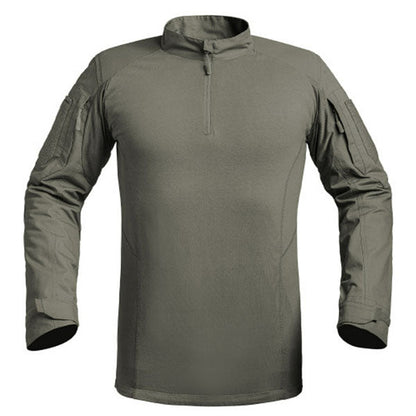 Langarm Shirt UBAS FIGHTER V2, olive