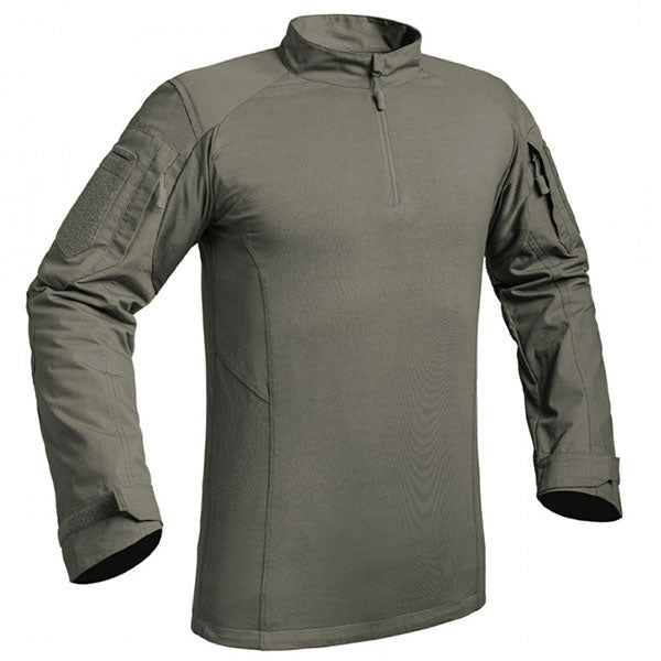 Langarm Shirt UBAS FIGHTER V2, olive