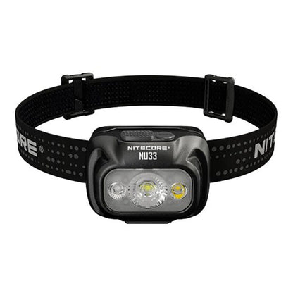 LED-STIRNLAMPE NU33 USB - 700 Lumen (inkl. Akku), schwarz