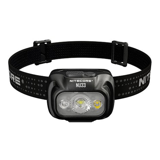 LED-STIRNLAMPE NU33 USB - 700 Lumen (inkl. Akku), schwarz