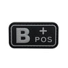 Morale Patch BLUTGRUPPE B+ POS