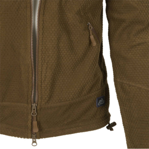 Leichte Einsatzjacke ALPHA TACTICAL JACKET, Grid Fleece, Foliage Green