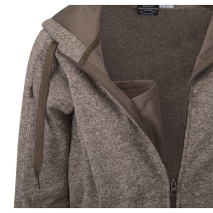 COVERT TACTICAL HOODIE (Fullzip), Melange Light Tan