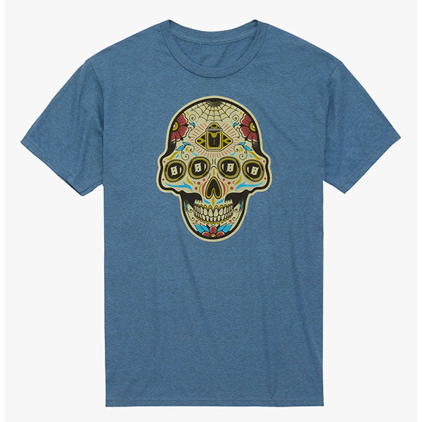 T-Shirt TEE DIA DE LOS QUATROS, indigo heather
