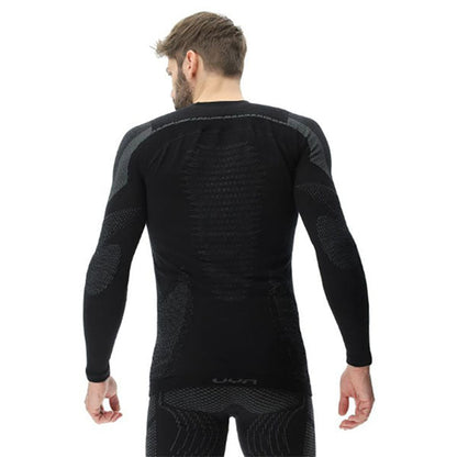 MAN FUSYON DEFENDER UW SHIRT LANGARM, black