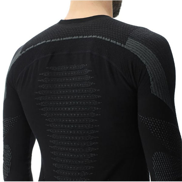 MAN FUSYON DEFENDER UW SHIRT LANGARM, black