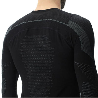 MAN FUSYON DEFENDER UW SHIRT LANGARM, black
