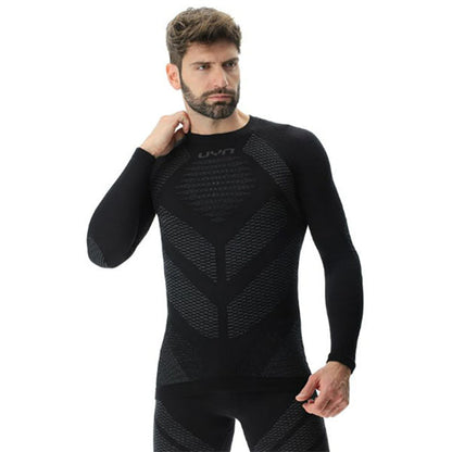MAN FUSYON DEFENDER UW SHIRT LANGARM, black