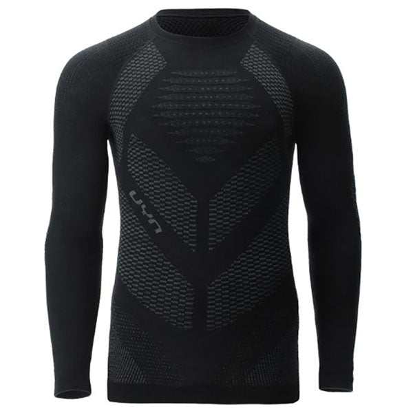 MAN FUSYON DEFENDER UW SHIRT LANGARM, black